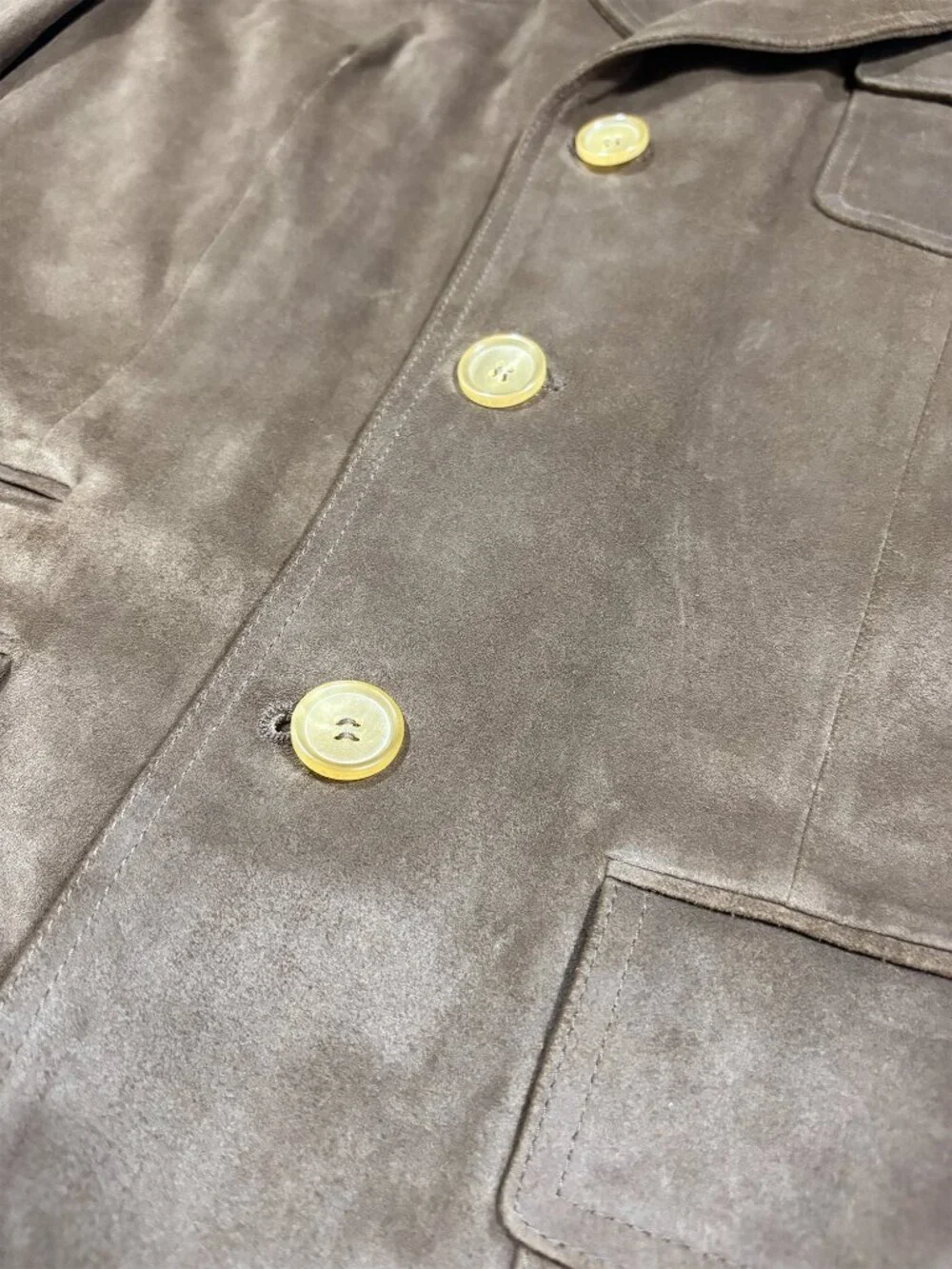 GUCCI Tom Ford Era Ultimate Suede Leather Field Jacket Size 48